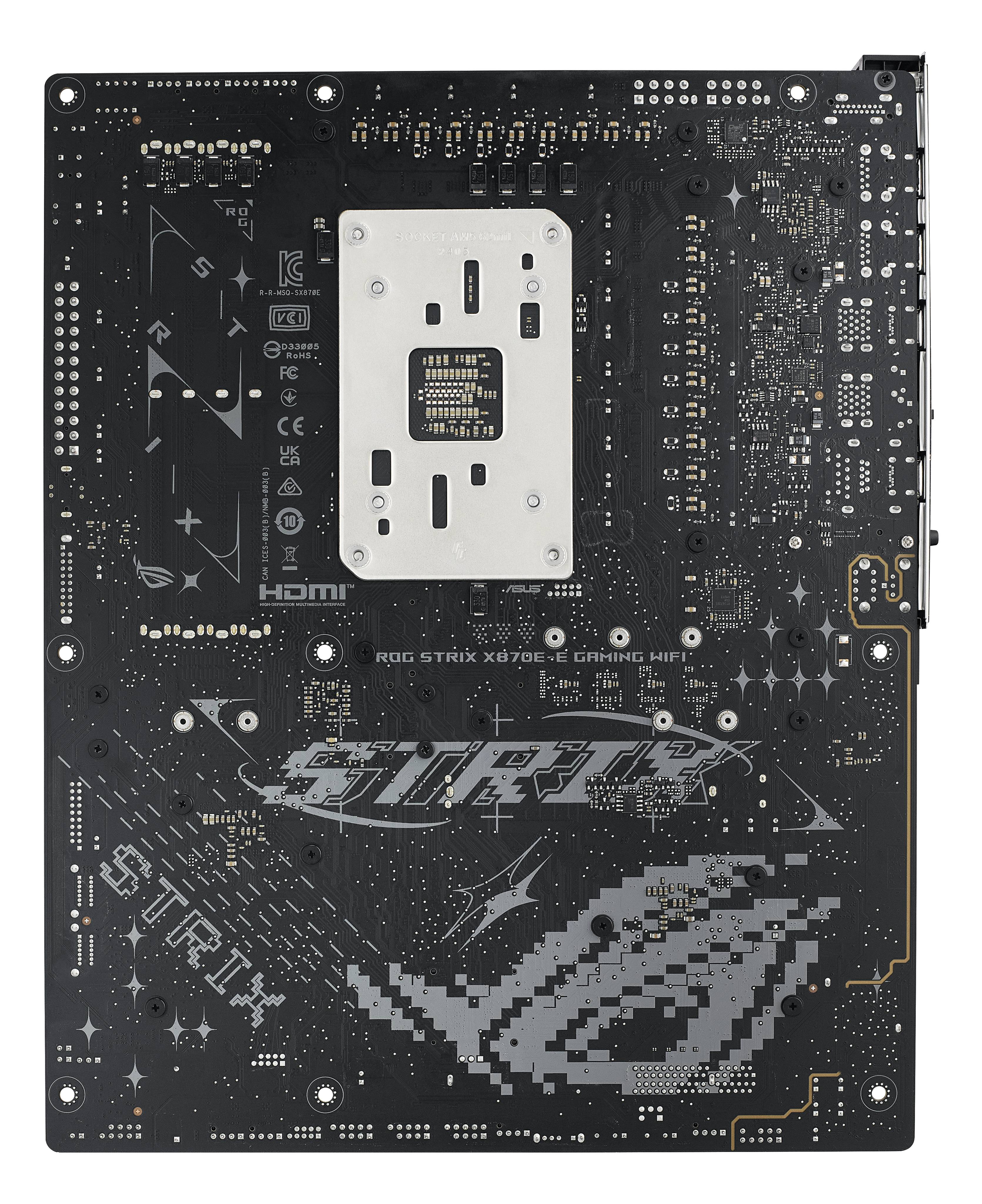 Placa Madre ASUS ROG STRIX X870E-E GAMING WIFI, Socket AM5, 4xDDR5, 5xM.2, 4x SATA, WiFi 7, ATX 13
