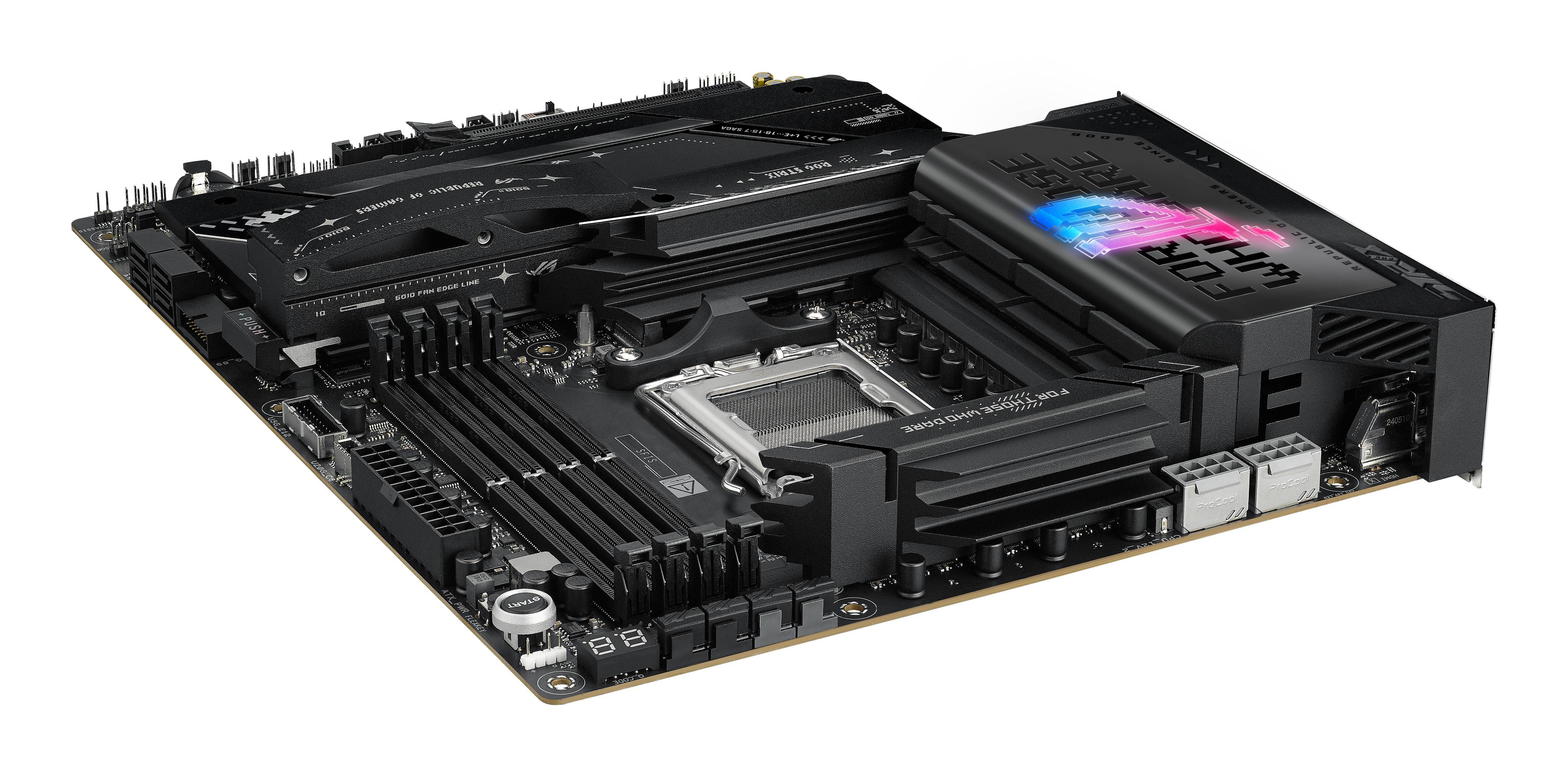Placa Madre ASUS ROG STRIX X870E-E GAMING WIFI, Socket AM5, 4xDDR5, 5xM.2, 4x SATA, WiFi 7, ATX 15