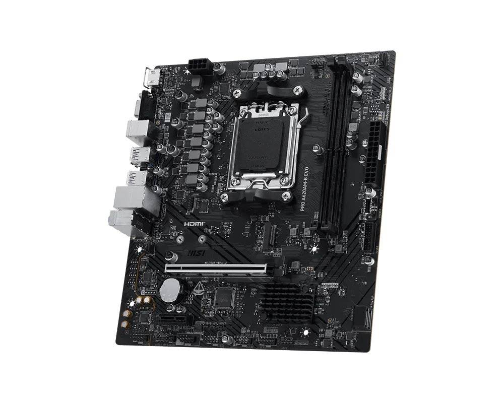 Placa Madre MSI PRO A620AM-B EVO, Socket AM5, 2x DDR5, 1x M.2, 2.5GbE, m-ATX 4