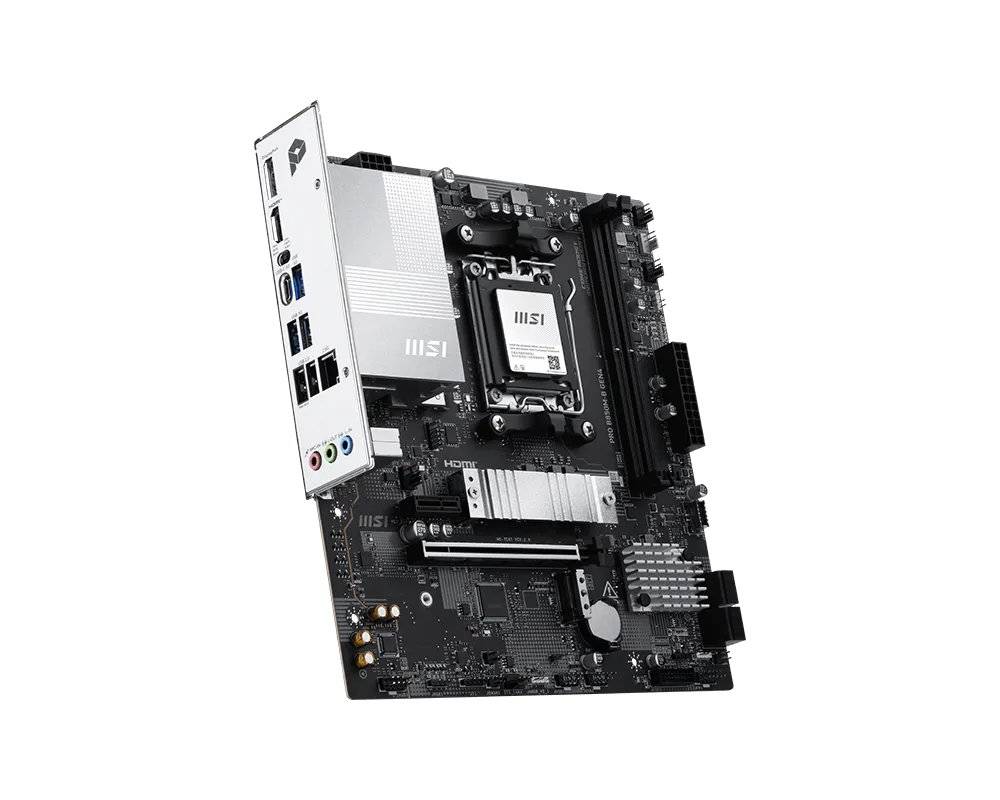 Placa Madre MSI PRO B850M-B GEN4, Socket AM5, 2x DDR5, 2x M.2, PCIe 4.0, 2.5GbE 4