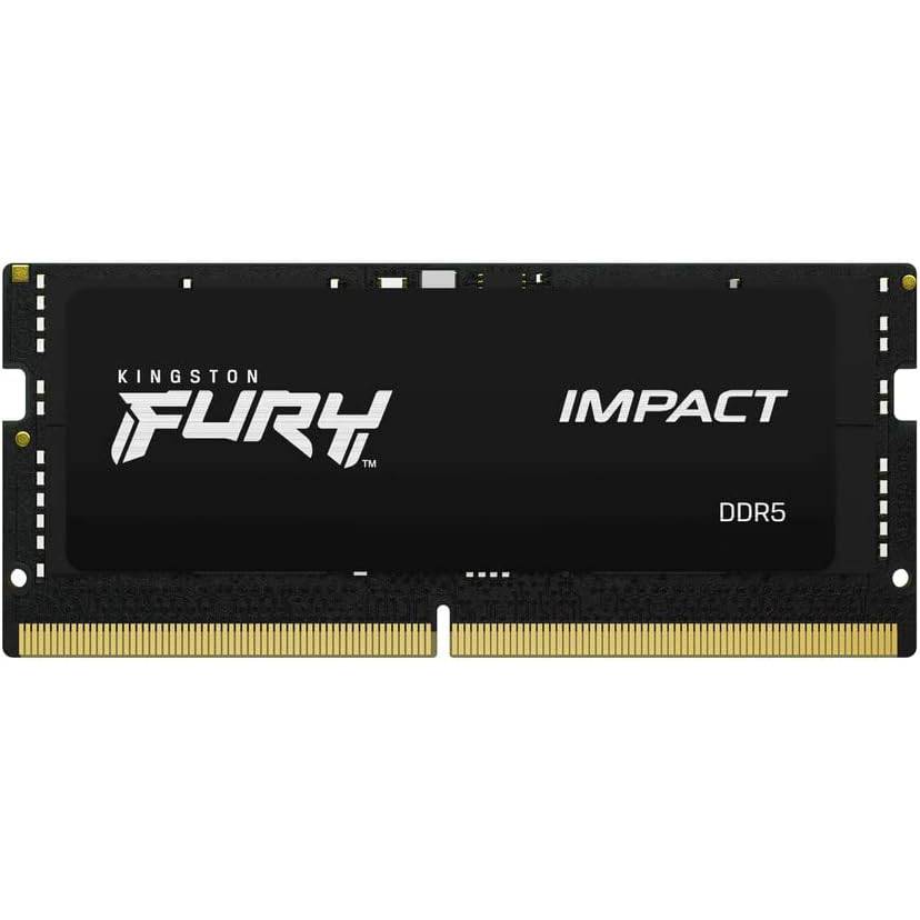 Memoria RAM para Notebook Kingston Fury DDR5, 16GB 6400MT/s, CL38, SODIMM 2