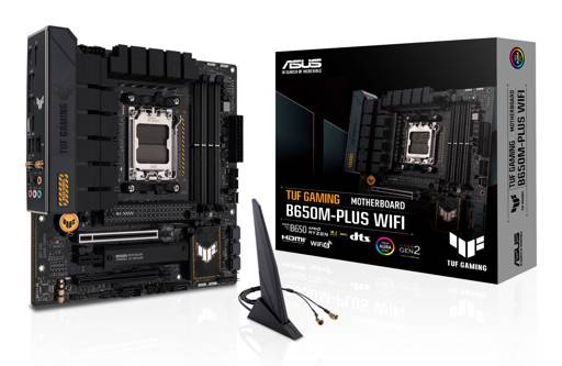 Placa Madre ASUS TUF GAMING B650M-PLUS WIFI Socket AMD AM5 DDR5 WiFi 6 Micro ATX 2