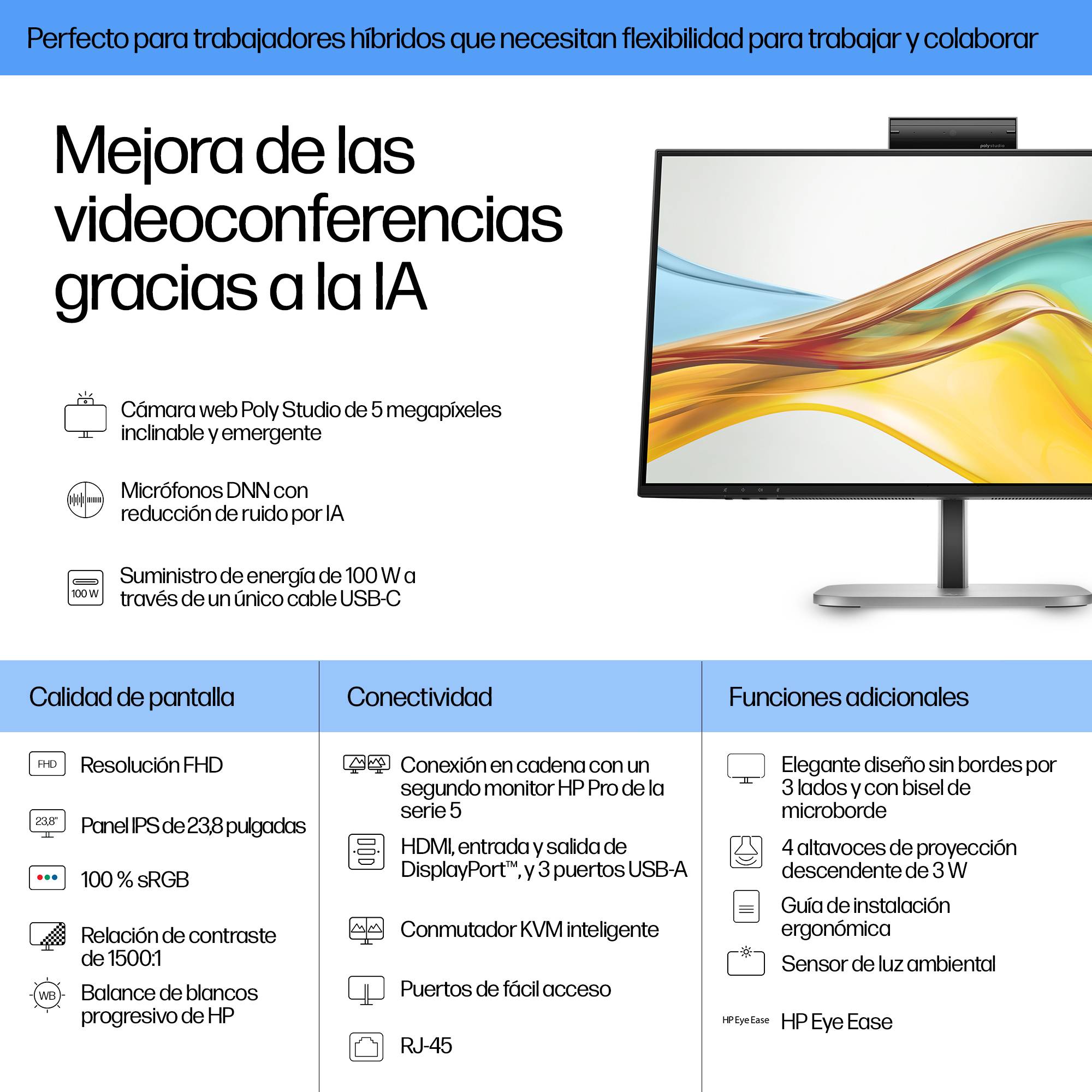 Monitor HP Series 5 Pro 524pm 23.8