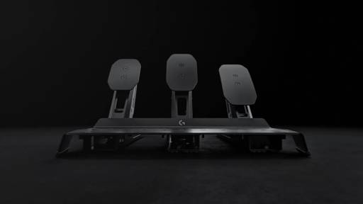 Pedales Logitech G RS para Sim Racing con Freno Load Cell 75 kg y Acelerador Hall Effect 7