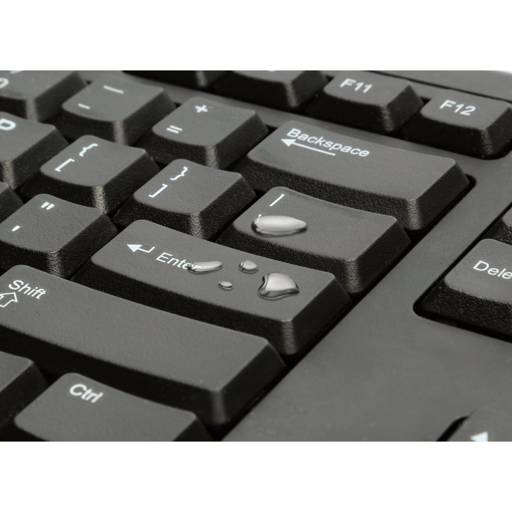 Teclado Kensington KB100 EQ USB Español Tamaño Completo Resistente a Derrames 3