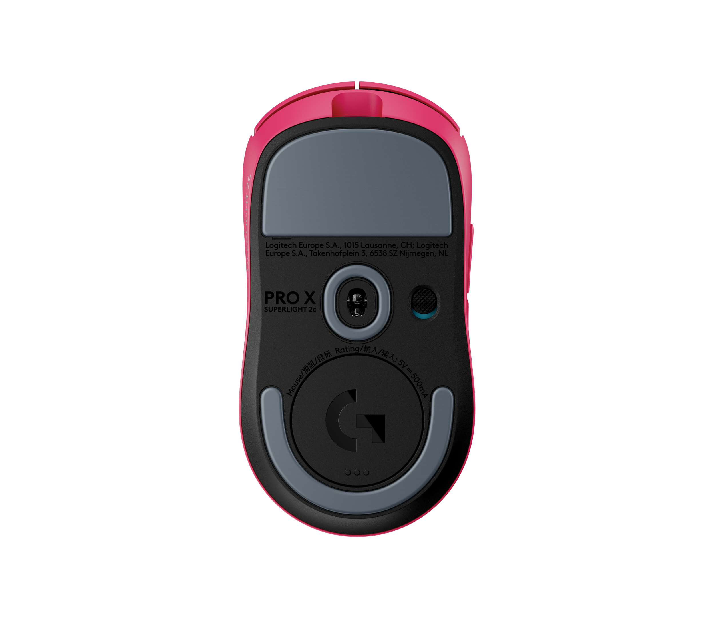 Mouse Gamer Inalámbrico Logitech Pro X Superlight 2C, 51g, Sensor Hero 2 44K DPI, Rosa 5