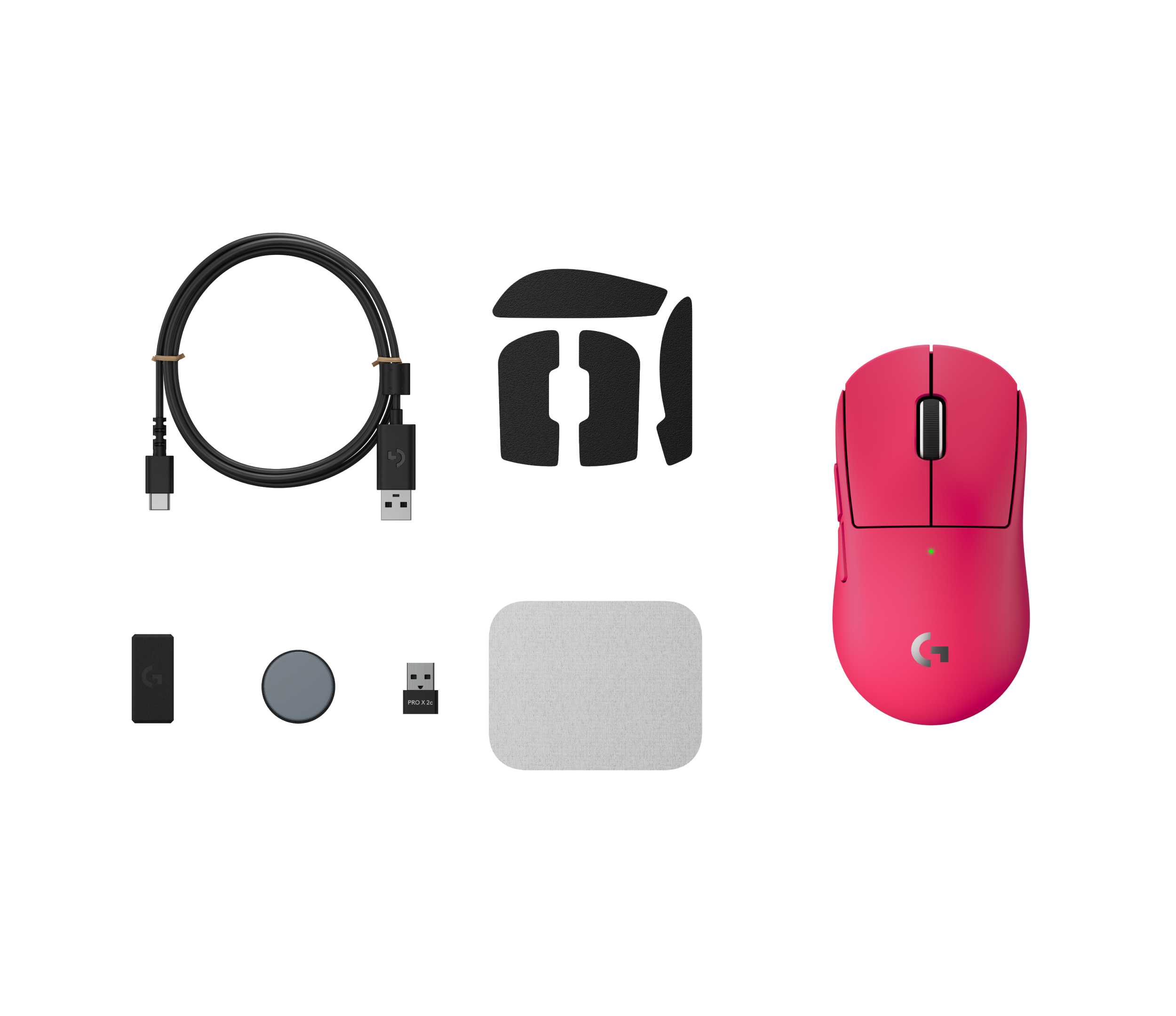 Mouse Gamer Inalámbrico Logitech Pro X Superlight 2C, 51g, Sensor Hero 2 44K DPI, Rosa 6