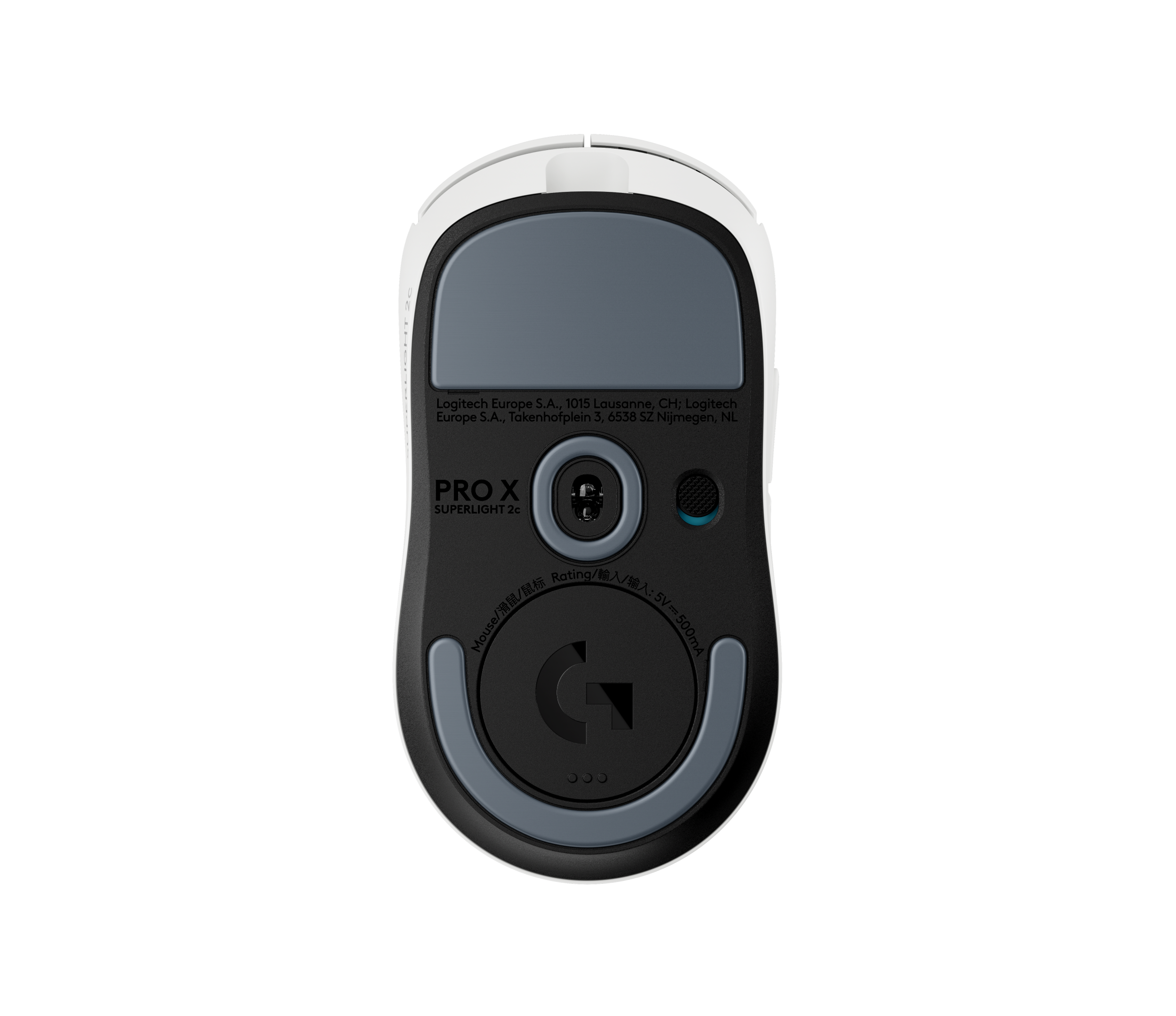 Mouse Gamer Inalámbrico Logitech Pro X Superlight 2C, 51g, Sensor Hero 2 44K DPI, Blanco 5