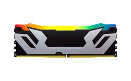 Memoria RAM DDR5 48GB (2x24GB) 8400MT/s CL40 DIMM Kingston Renegade Silver/Black RGB CUDIMM XMP 10