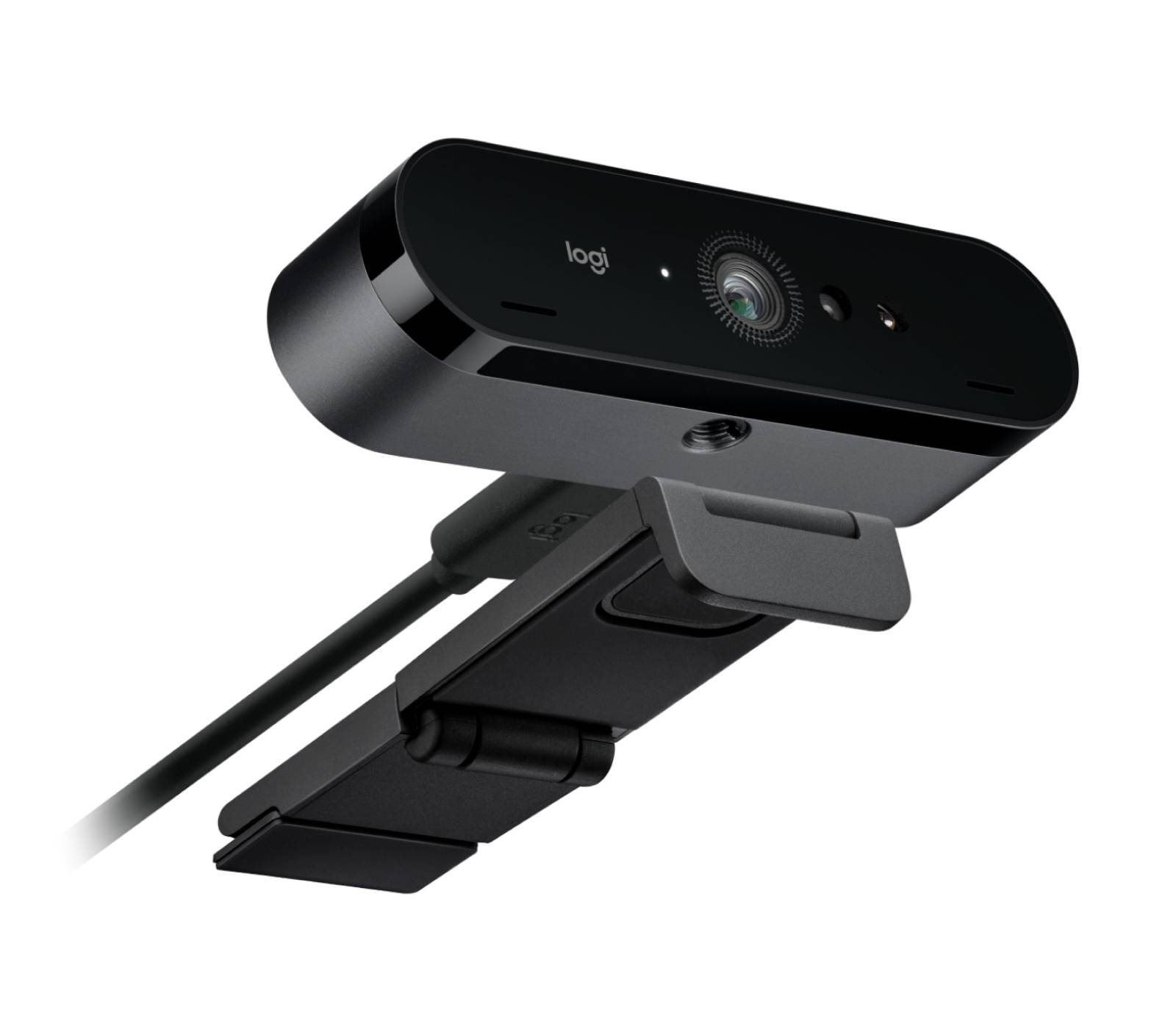 Webcam USB Negra Ultra HD para Videoconferencias Profesionales Logitech BRIO 4K 2