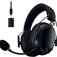 Audifonos Gamer Inalámbricos Razer Blackshark V3, Over-Ear, BT, Wireless 2.4GHz, USB, Negro - Miniatura 1