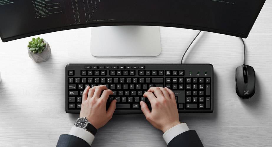 Kit Teclado y Mouse Xtech XTK-302S USB Multimedia Español Oficina Hogar 2