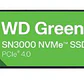 Unidad SSD Western Digital WD Green SN3000 2TB NVMe PCIe 4.0 M.2 2280 para Laptop y PC - Miniatura 2