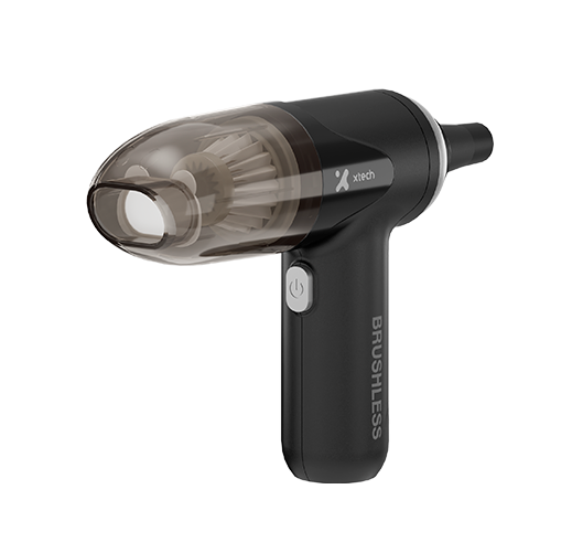Aspiradora y Sopladora de Aire Inalámbrica Xtech BlitzAir, 60.000 RPM, Batería 4000mAh, Negro 1