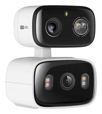 TP-Link - Surveillance camera - Indoor / Outdoor - doble lente panoramica e incl 3