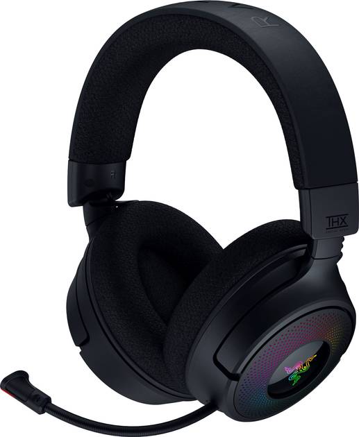 Auriculares Gaming Inalámbricos Razer Kraken V4, Wireless 2.4GHz, Bluetooth 5.3, USB-C, Negro 2