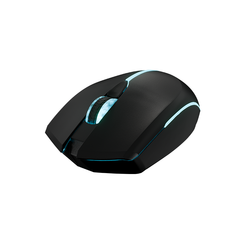 Mouse Inalámbrico Xtech XTM-318, Wireles 2.4 GHz, 4 Botones, 3200 DPI, Iluminación LED, Negro 1