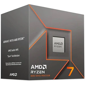Procesador AMD Ryzen 7 8700F, AM5,  AI 4.1GHz, 8 núcleos/ 16 hilos, 65W, NPU