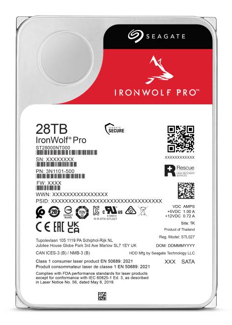 Disco Duro Seagate IronWolf Pro 28TB 3.5
