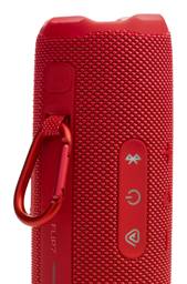 Parlante portátil JBL Flip 7 Bluetooth con graves profundos y look audaz (Rojo) 10