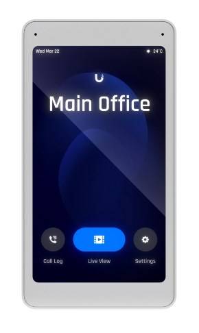 Pantalla Táctil de 5 Pulgadas para Control de Acceso y Monitoreo, Ubiquiti Access Intercom Viewer 2