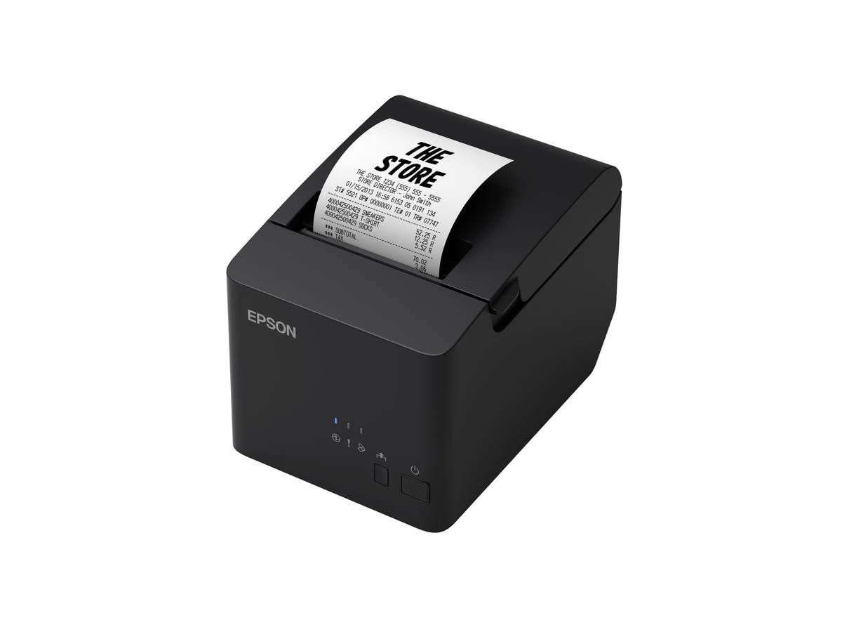 Impresora Térmica de Recibos Epson TM-T20IV-L USB + Serial 250 mm/s con Cortador Automático para POS 2