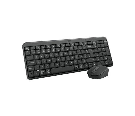 Kit Teclado y mouse Logitech MK250, 1000 DPI, Bluetooh low energy, Inalambrico, Grafito 4