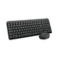 Kit Teclado y mouse Logitech MK250, 1000 DPI, Bluetooh low energy, Inalambrico, Grafito - Miniatura 4