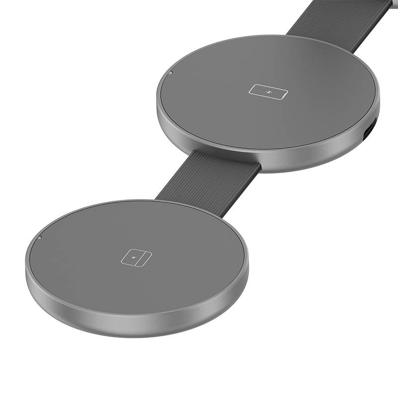 Cargador Inalámbrico Klip Xtreme PowerDesk Flex, Hasta 3 Dispositivos, Hasta 15W, USB-C  5