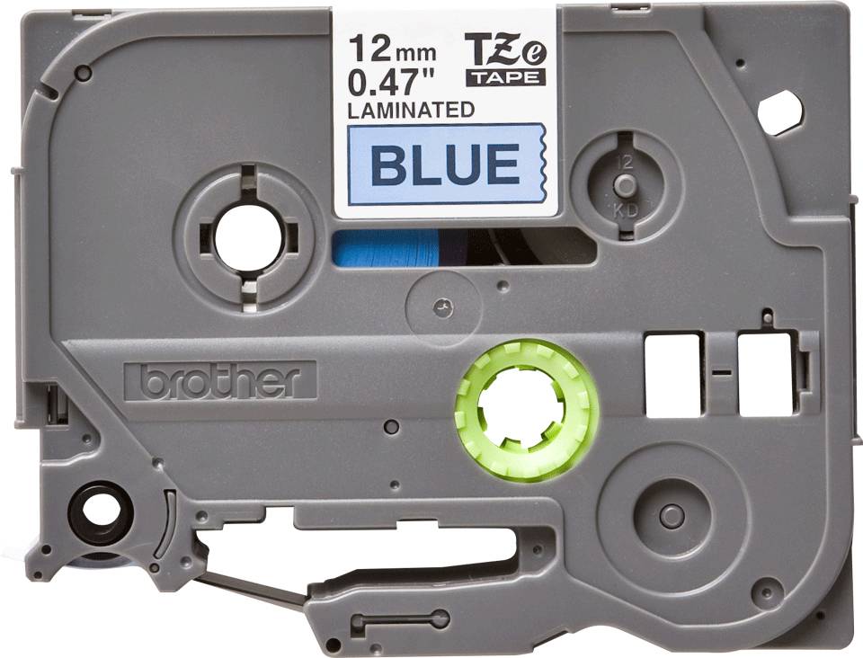 Cinta Brother TZe531 12mm Negro/Azul 8m para PT-H110/E300/E550W/D600VP 4