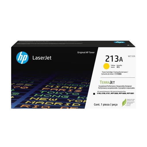 Cartucho de Toner HP 213A Yellow Original LaserJet Toner Cartridge, W2132A 2