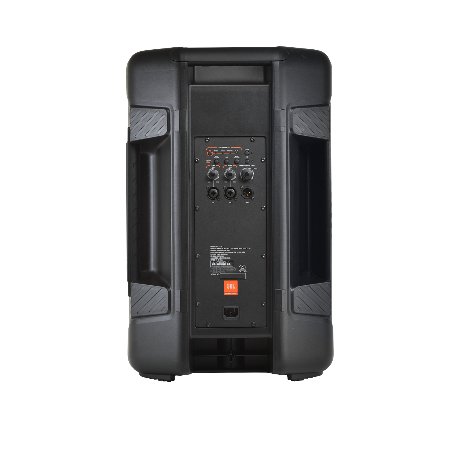 Caja Activa JBL Pro IRX112BT, Bluetooth 5.1, XLR, TRS, Negro 3