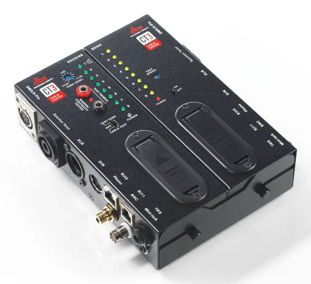 Tester de Cables Profesional DBX CT?3 para Audio, Micrófono y Red 3