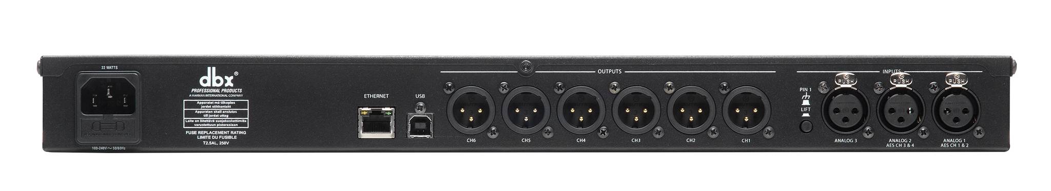 Procesador DBX DriveRack VENU360 Gestión 3x6 con AutoEQ, AFS y Control Móvil 1