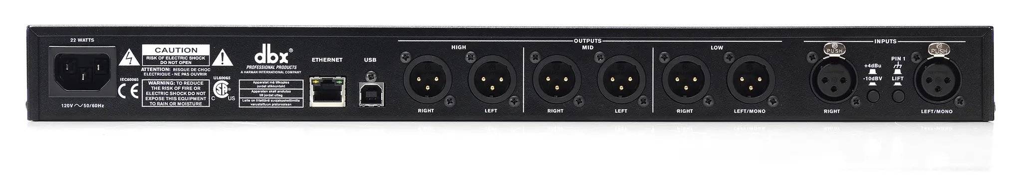 Procesador de Audio DBX DriveRack PA2 Gestión Completa de Altavoces con AutoEQ y AFS 2