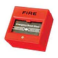Botón de Salida y Rotura de Emergencia de Vidrio Hikvision DS-K7PEB - Miniatura 1