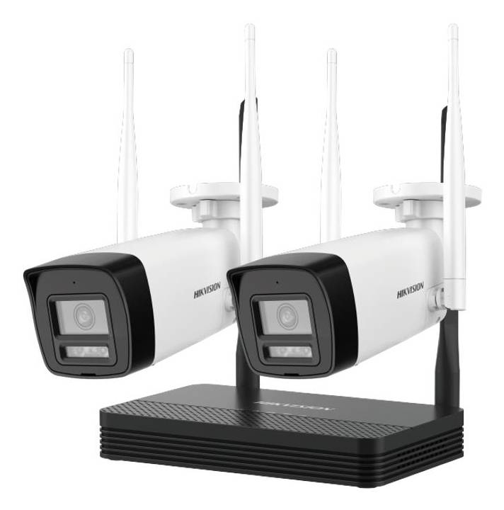 Kit de Videovigilancia Hikvision NKS422W0H - 2 Camaras Bullet WiFi 2 MP con NVS integrado 1