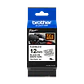 Cinta Laminada Flexible Brother TZEFX231, Texto Negro sobre Fondo Blanco, 12mm, 8 Metros - Miniatura 2