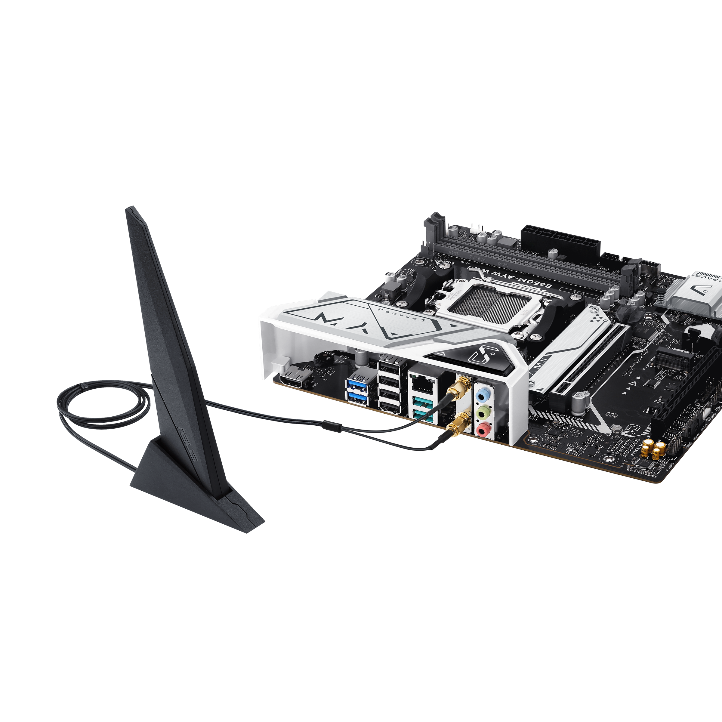 Placa Madre ASUS B650M-AYW WiFi, Socket AM5, 2x DDR5, 2x NVMe, Wi-Fi 6, 2.5 GbE, Micro-ATX 6