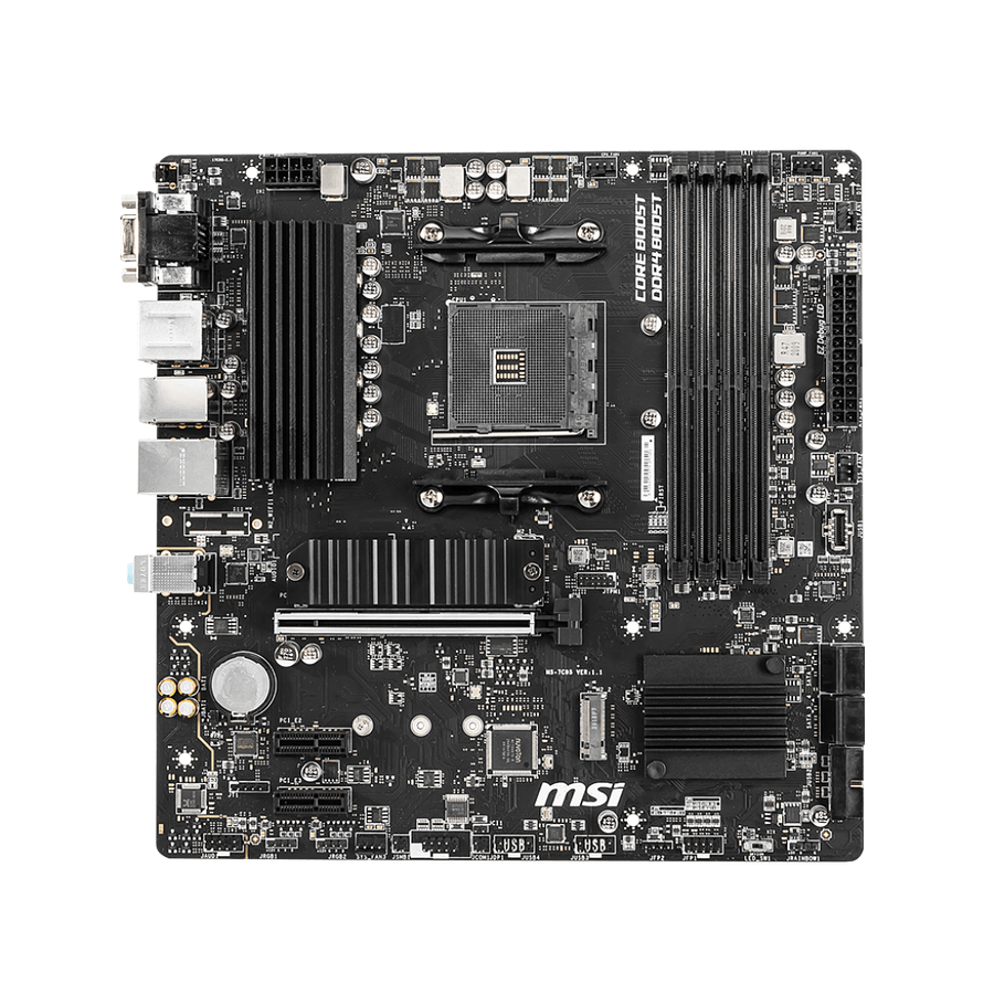 Placa Madre MSI B550M PRO-VDH, AMD Socket AM4, 4xDDR4, VGA, DP, HDMI, 4xSATA, 2xM.2, Micro-ATX 3