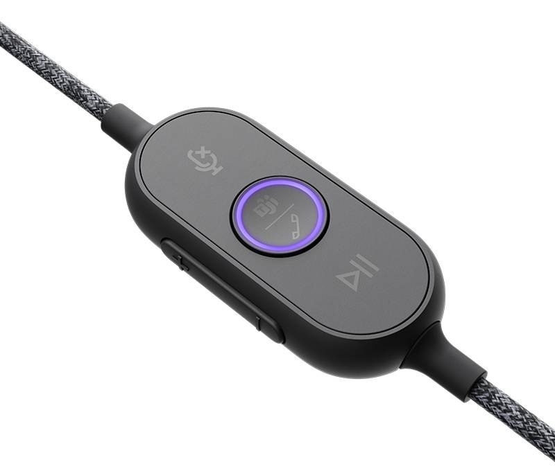 Audífonos con Micrófono Logitech Zone, Cancelación de Ruido, USB-C, para Microsoft Teams, Negro 6