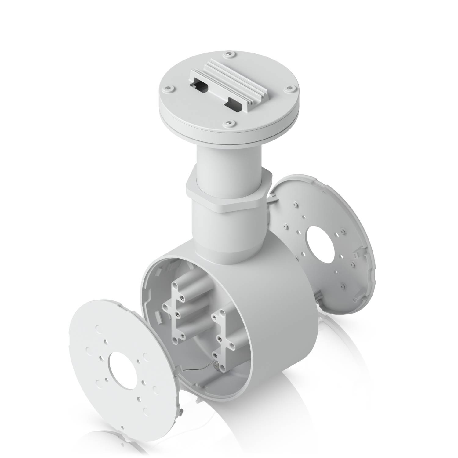 Soporte Doble Ubiquiti UACC-CAMERA-DM-W para Cámaras UniFi, Aluminio, Blanco 5