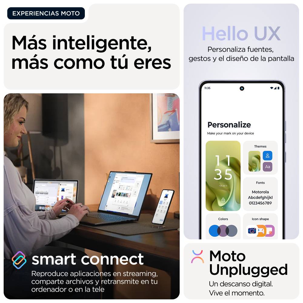 Smartphone Motorola Moto G86 5G 256GB, Pantalla 6,67
