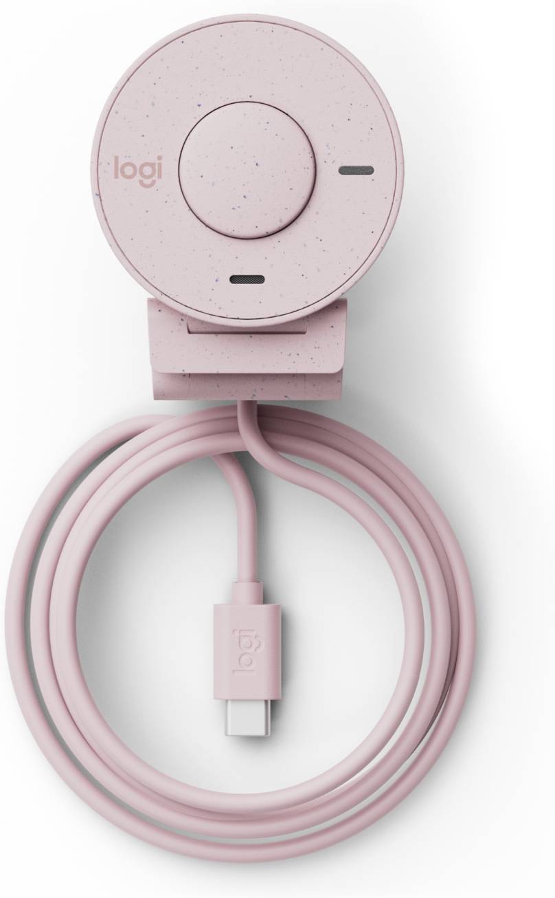 Cámara Web Logitech Brio 300, Full HD 1080p/30FPS, Micrófono Integrado, USB-C, Rosado 7