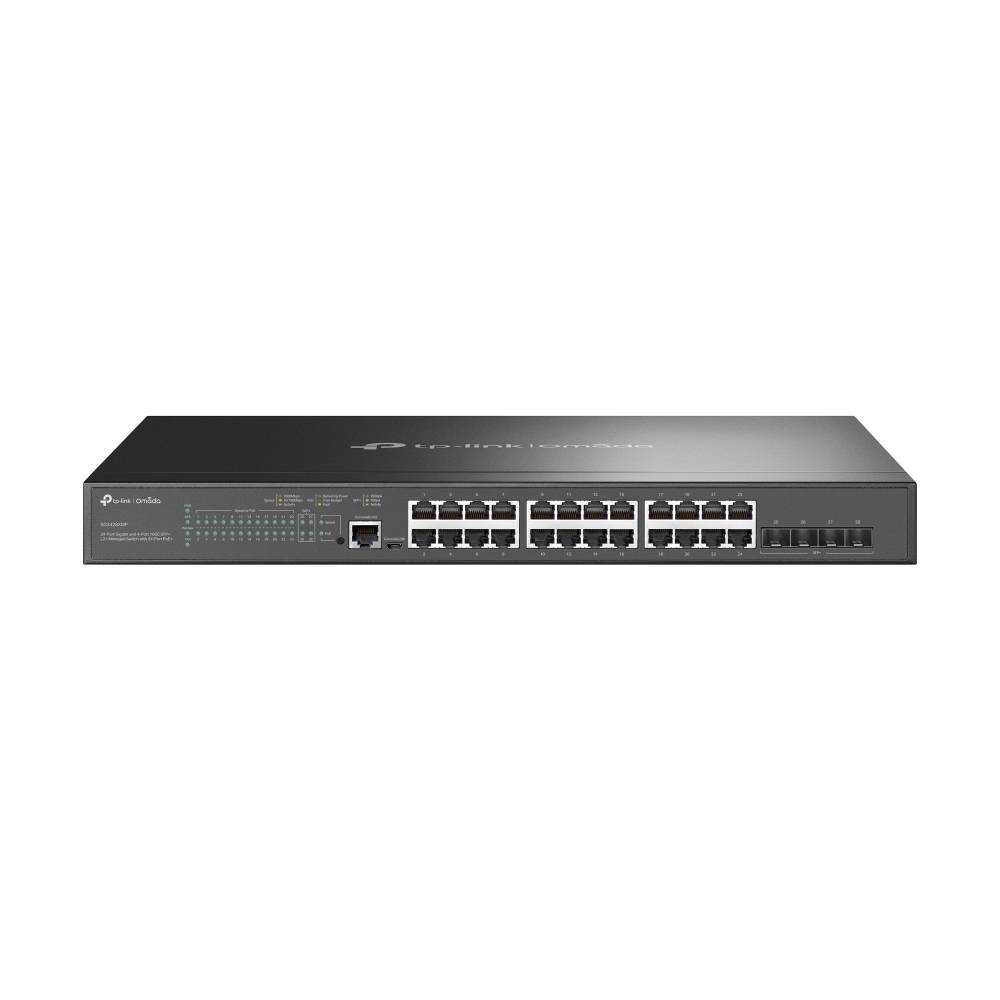 TP-Link - Omada 24-Port PoE+ Gigabit L2+ 2