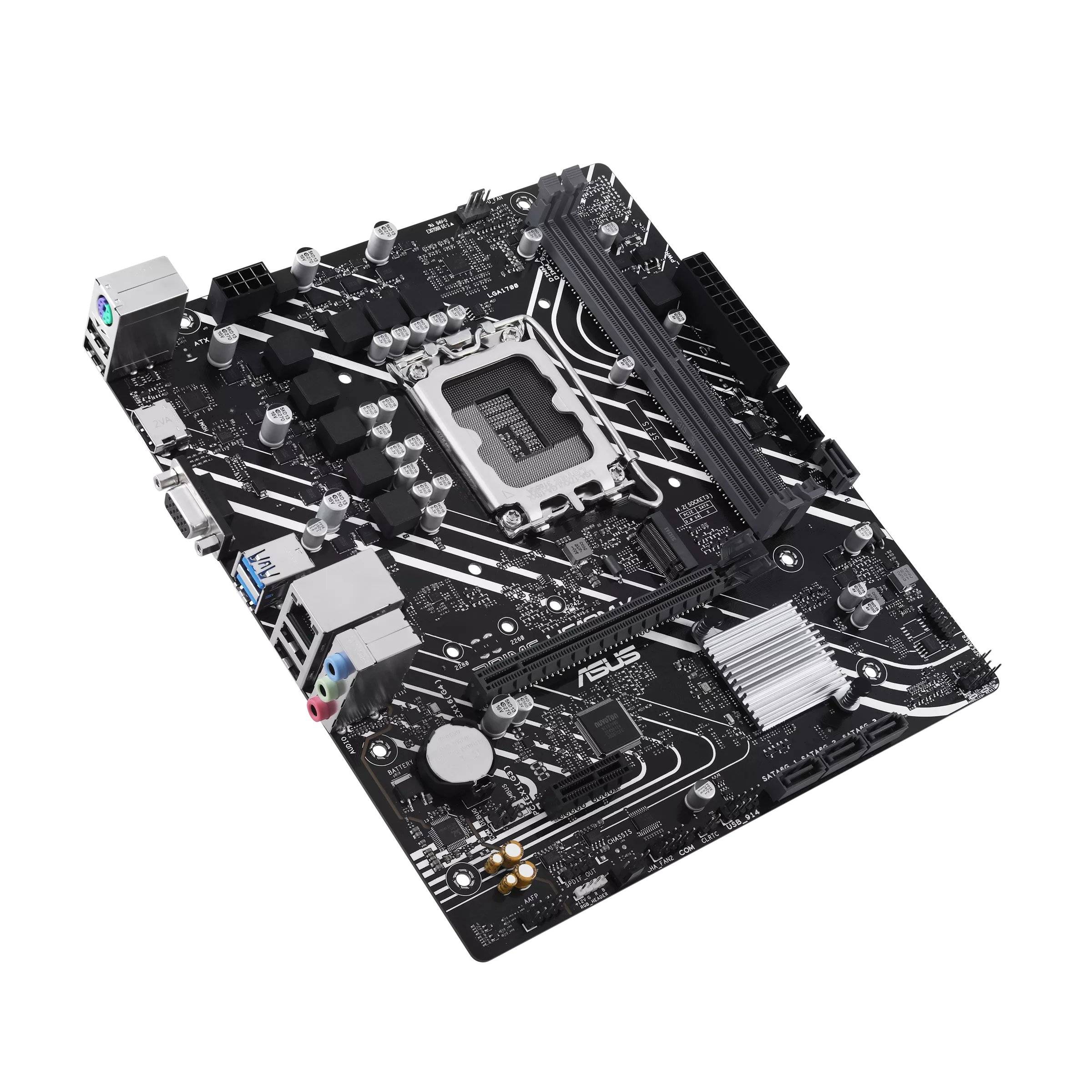 Placa Madre ASUS PRIME H610M-K, Socket LGA 1700,  2x DDR5, VGA, HDMI, M.2, 4xSATA, Micro-ATX 4