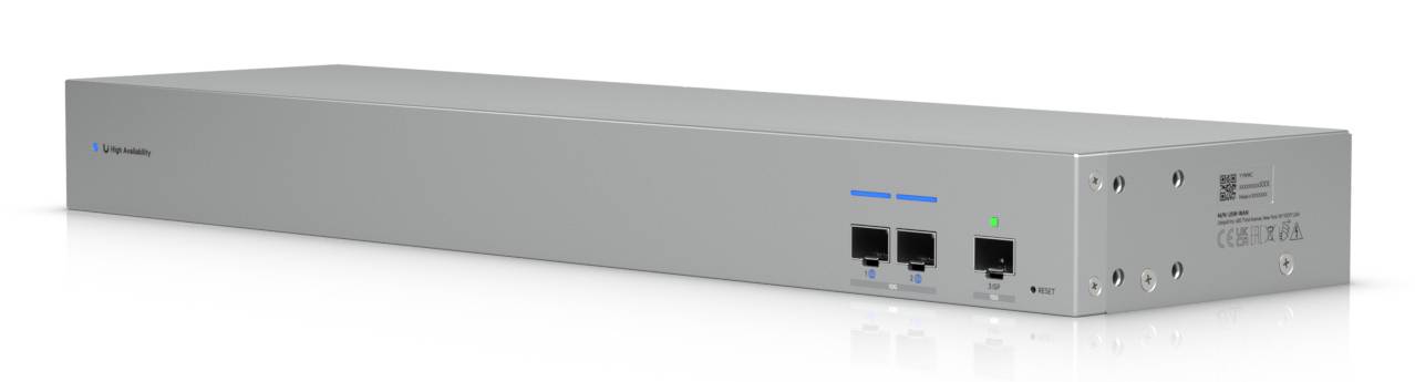Gateway Empresarial Ubiquiti USW-WAN 1 Gb/s RJ45 + 3x10G SFP+ Rack alta disponibilidad 13W 6