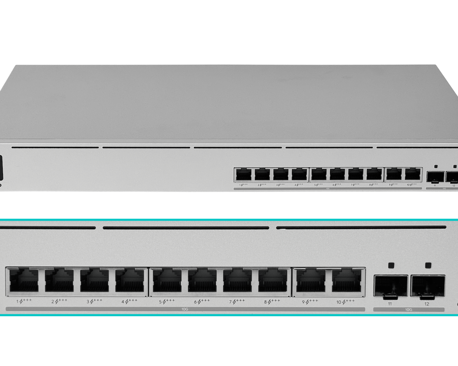 Switch Rack 1U Ubiquiti USW-PRO-XG-10-POE 10x10GbE + 2x10G SFP PoE+++ 400W rendimiento profesional 7