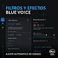 Micrófono Gamer Logitech G Yeti GX, RGB dinámico para gaming con LIGHTSYNC, Blue VO!CE - Miniatura 8