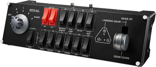 Logitech G Flight Switch Panel USB – Panel de Control para Simulador de Vuelo 2